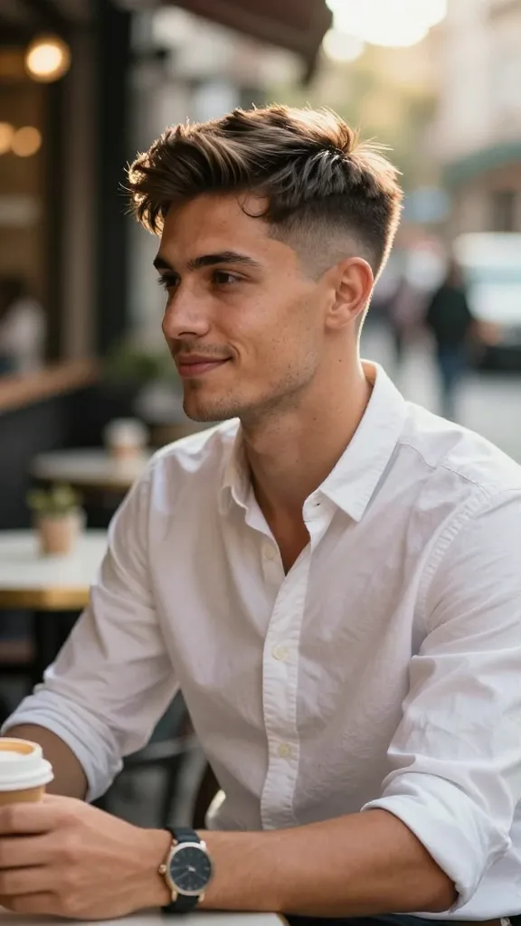 Top Trending Short Haircuts for Men: 9 Stylish Ideas 7 Short Quiff With Low Fade