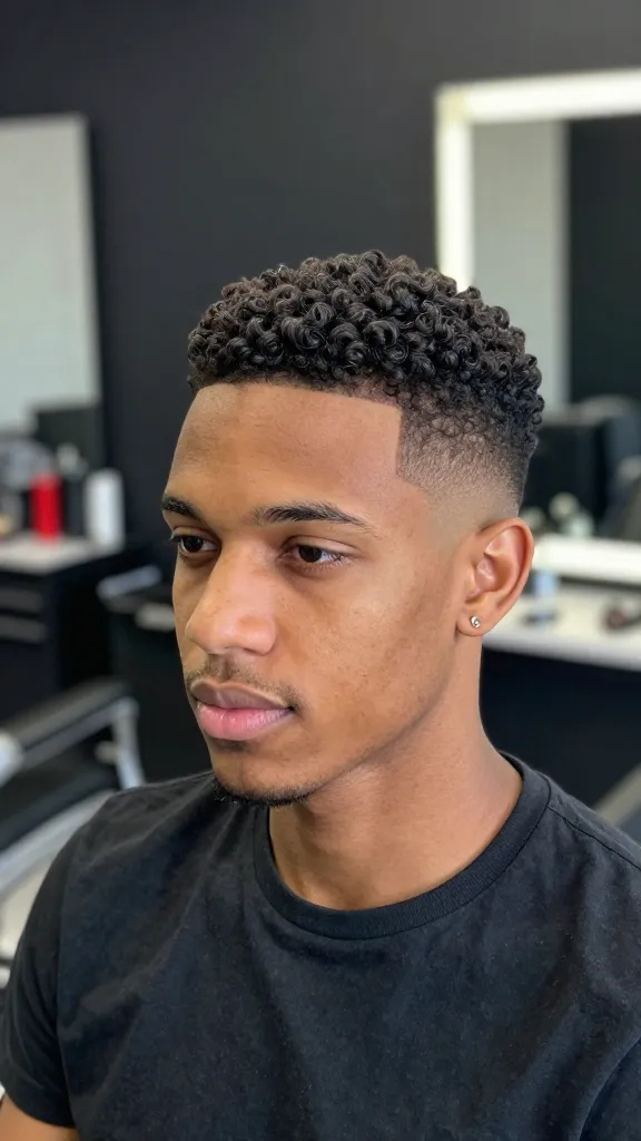 Short Hairstyles for Men: 8 Ideas That Look Effortlessly Cool 11 Short Afro Fade With Defined Shape