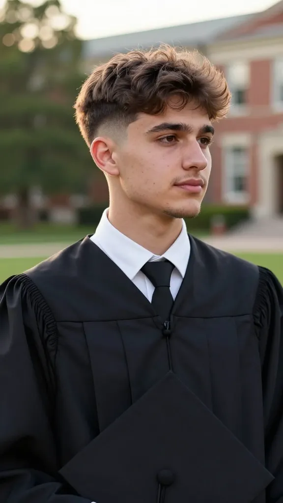 Graduation Haircut: 11 Ideas for a Fresh New Look 6 Textured Crop With A Subtle Fade