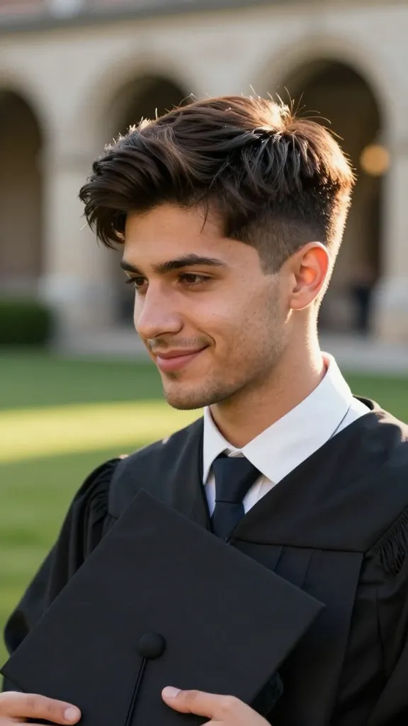 Graduation Haircut: 11 Ideas for a Fresh New Look 10 Quiff With A Natural Finish