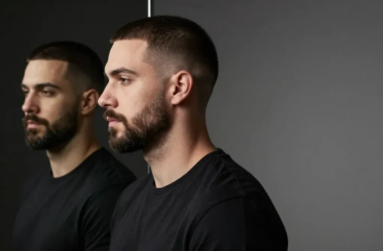 Short Hair with Beard Styles for Men