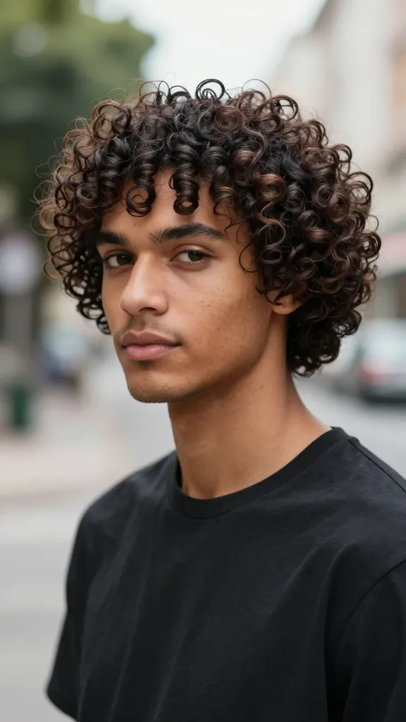 Bob Hairstyles for Men: 12 Ideas That Turn Heads 8 Curly Bob With Defined Coils