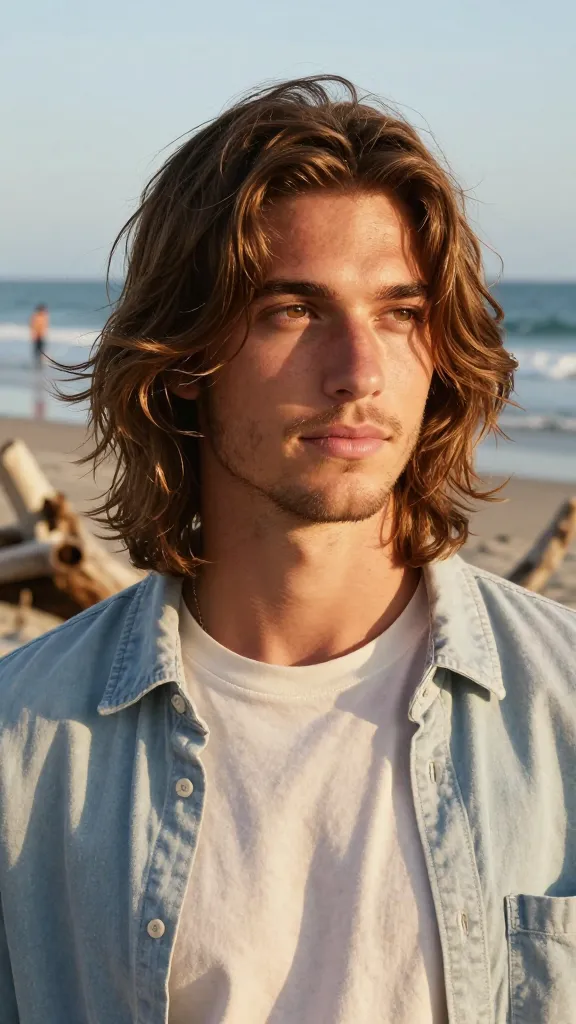 11 Stylish Chin Length Hairstyles Ideas for Every Face 7 Wavy Surfer Shag