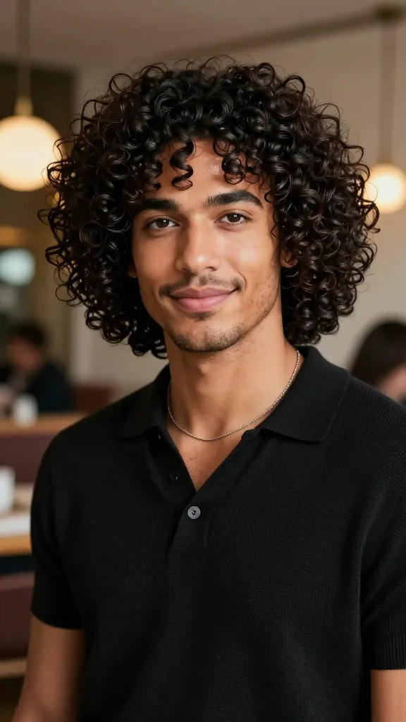 11 Stylish Chin Length Hairstyles Ideas for Every Face 10 Curly Chin-Length Halo