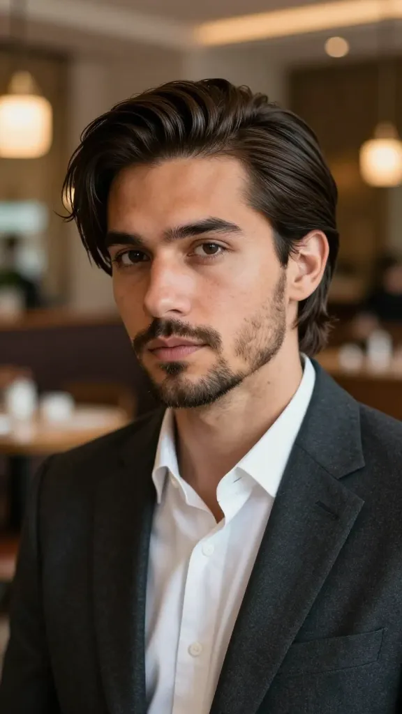 11 Stylish Chin Length Hairstyles Ideas for Every Face 12 Side-Part Swoop With Tucked Ends