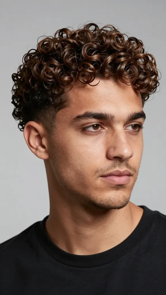 8 Medium Length Hairstyles for Men Ideas That Turn Heads 10 Curly Medium Crop With Defined Coils