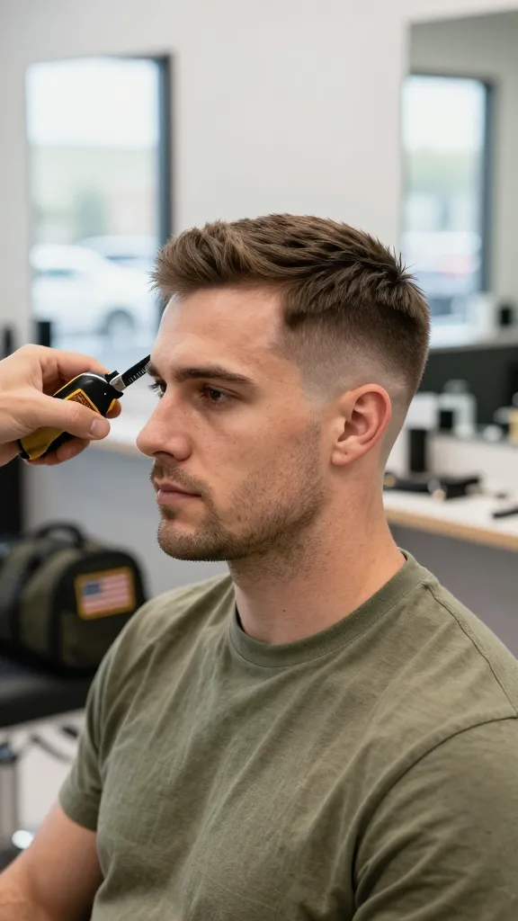 Military Haircuts for Men: 11 Ideas That Always Look Sharp 9 Regulation Cut: Clean-Cut With Character