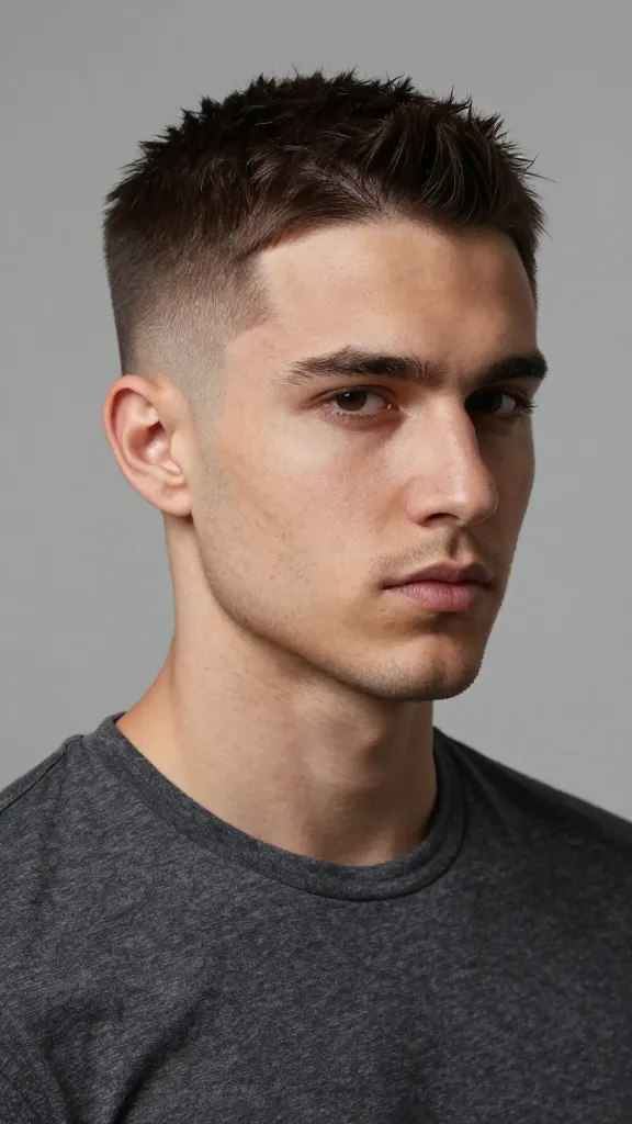 10 Crew Cut Hairstyles for Men That Look Insanely Sharp 11 Brushed-Up Crew With Matte Finish