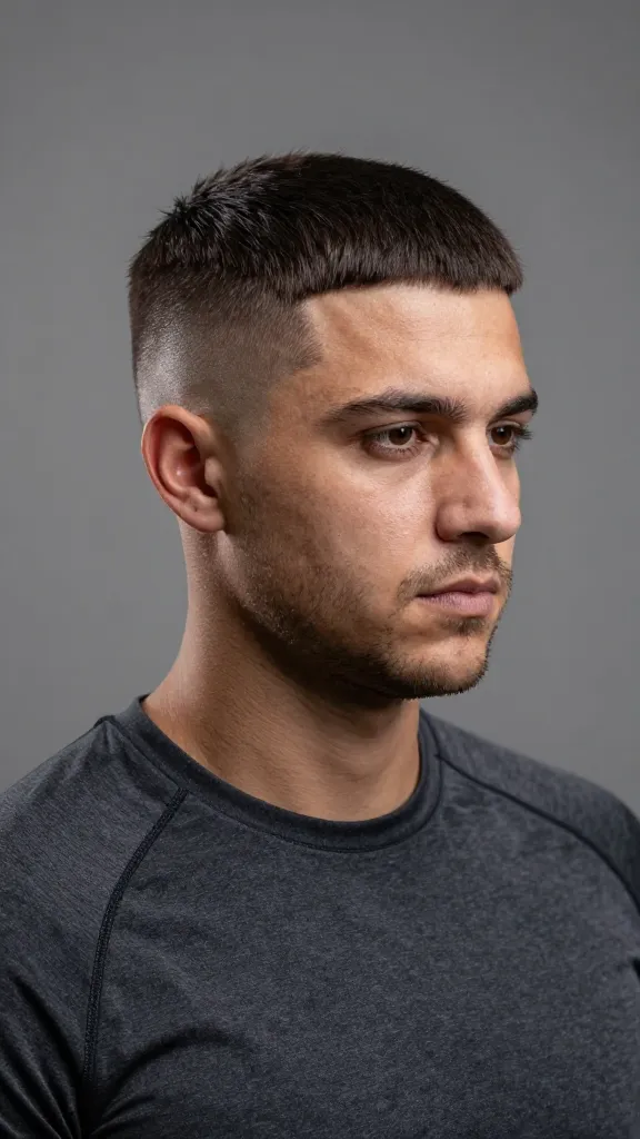 10 Crew Cut Hairstyles for Men That Look Insanely Sharp 12 Buzzed Crew Hybrid