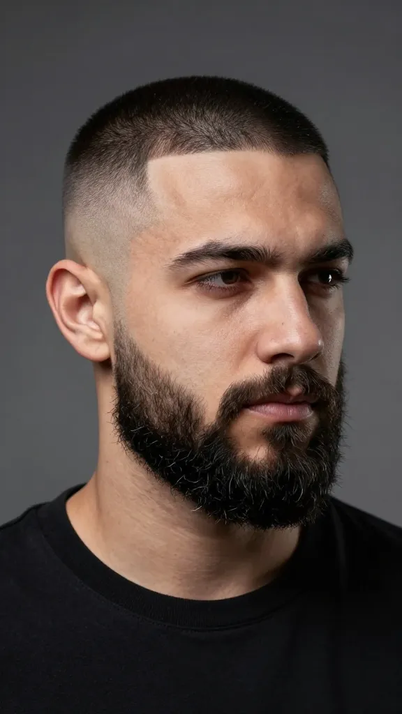 9 Buzz Fade Haircut for Men That Look Insanely Sharp 13 Buzz Fade With Beard Blend: The Face-Framing Power Move