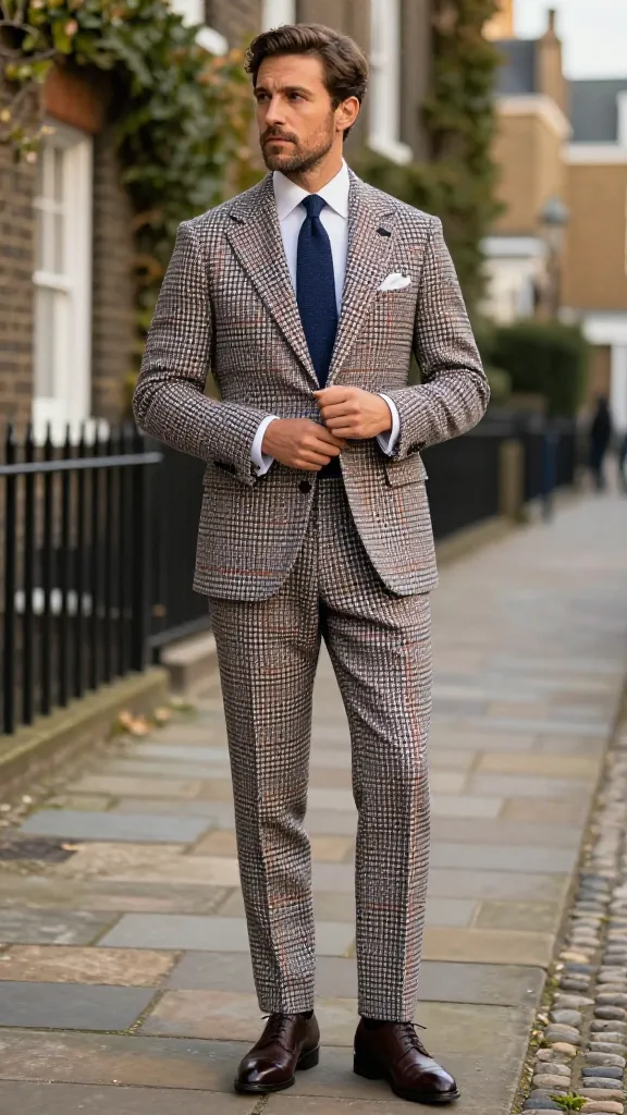 21 Men's Suit Patterns Ideas: Styles Every Man Should Try 14 Heritage Glen Plaid