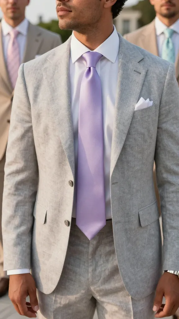 Upgrade Your Style with 12 Summer Ties for Men Ideas 10 Pastel Silk Ties With A Matte Finish