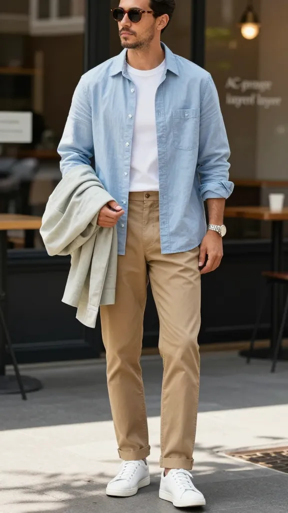 9 Summer Fashion for Men Ideas That Turn Heads 9 Summer Overshirt: Your AC-Proof Layer