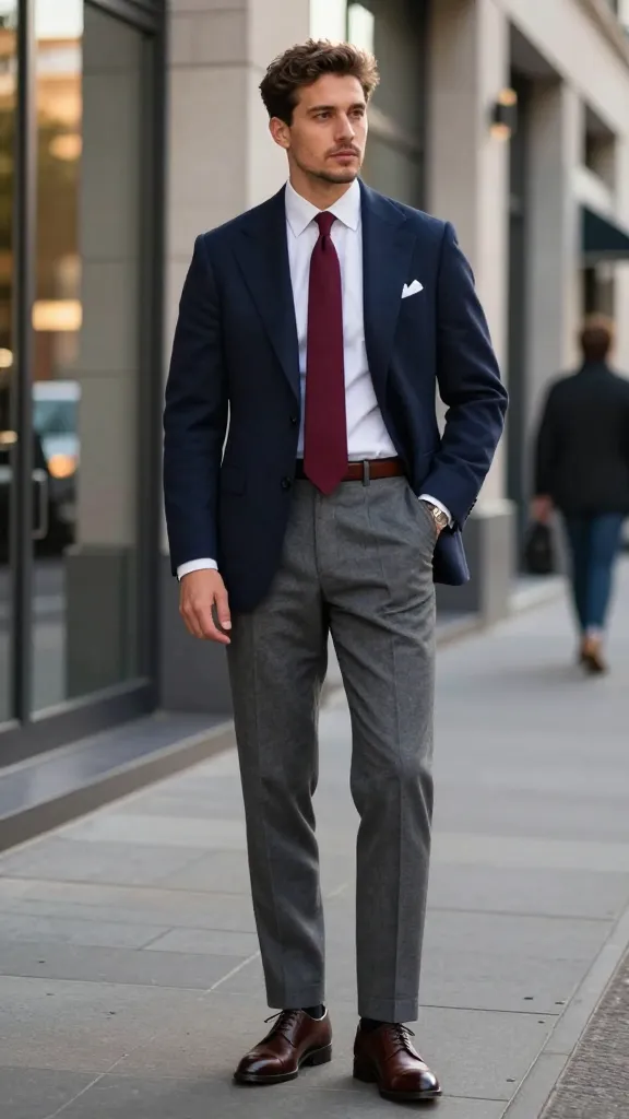 Upgrade Your Style: 10 Blazer Outfits for Men Ideas 7 Dress It Up: Blazer With Dress Shirt and Tie