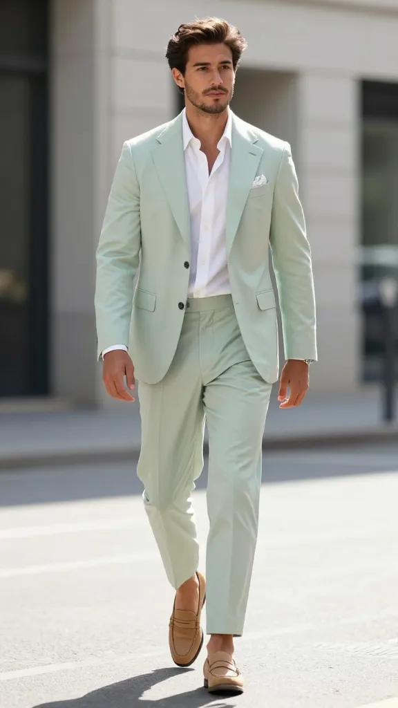 Steal These 9 Men’s Summer Suit Outfit Ideas Now 7 Pastel Power Move