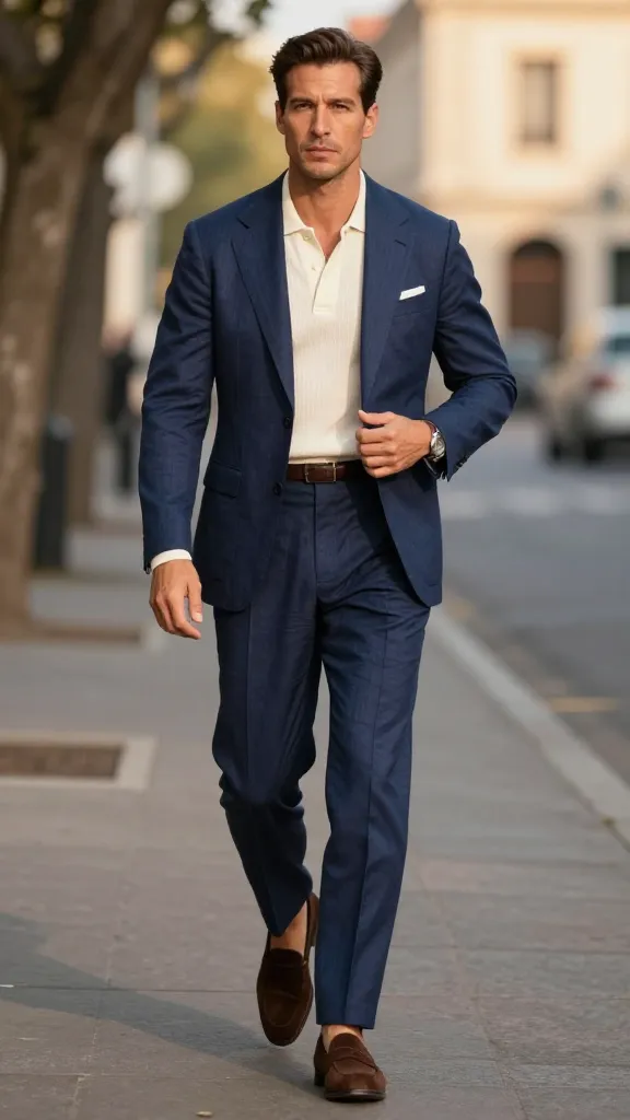 Steal These 9 Men’s Summer Suit Outfit Ideas Now 10 Knit Polo Swap