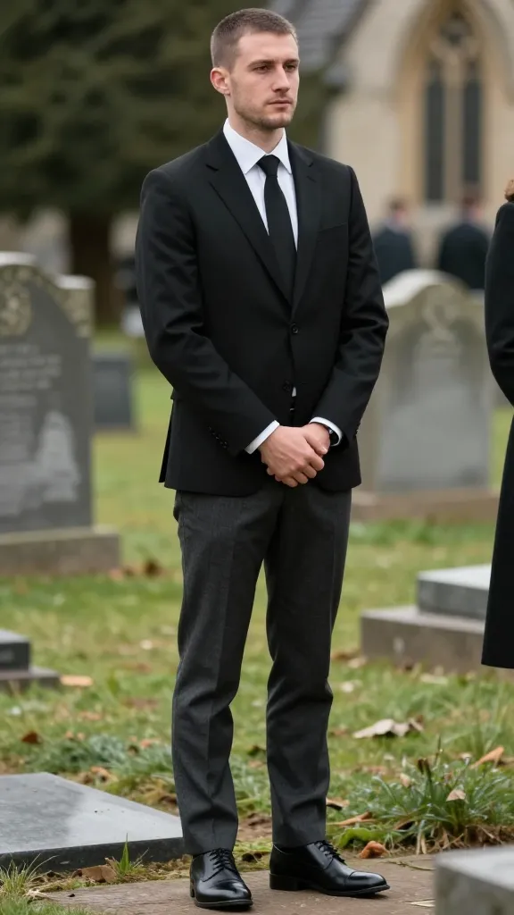 Men’s Funeral Outfit Ideas: 8 Options That Always Look Right 8 Smart Black Blazer + Dark Trousers