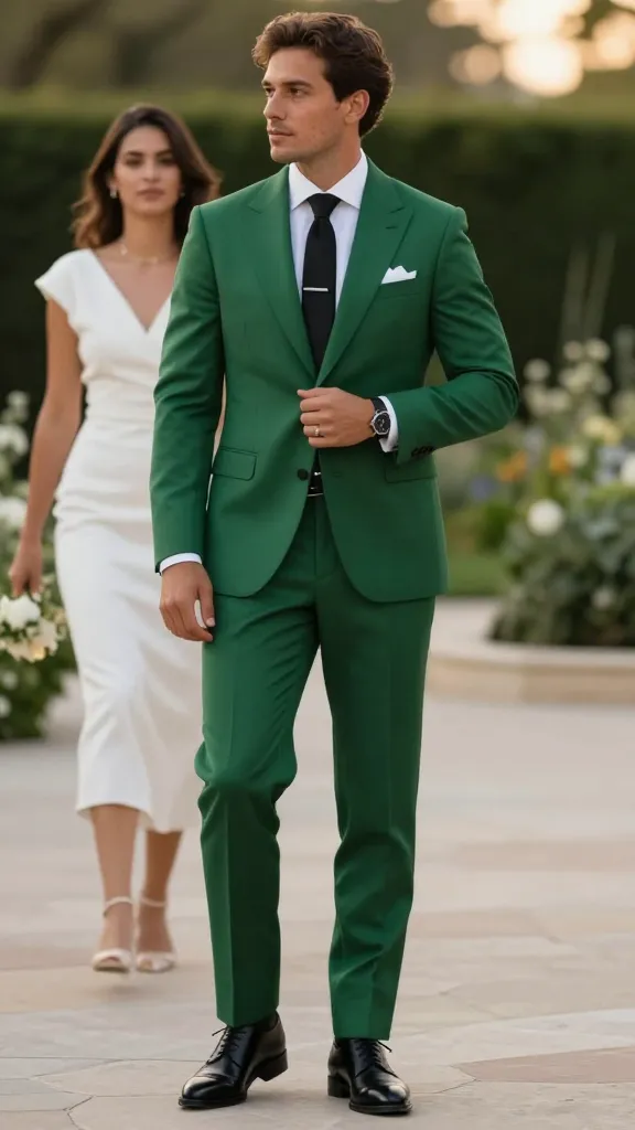 7 Men's Engagement Outfit Ideas for a Sharp Look 9 Bold Color Moment