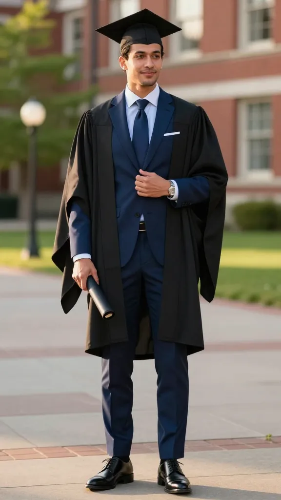 12 Graduation Suit Ideas That Make a Statement 10 Monochrome Move: One Color, All Confidence