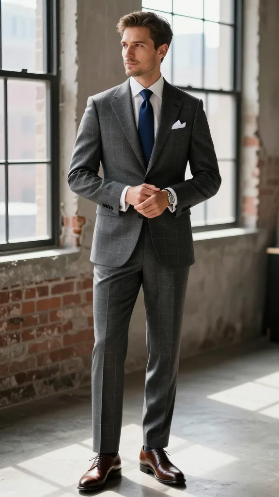 Men’s Wedding Suit: 10 Ideas That Look Iconic in Photos 10 Bold Checks and Subtle Stripes