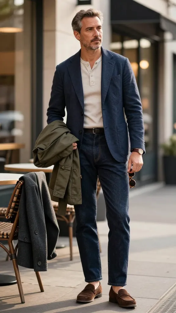 Men’s Fashion Over 50: 7 Ideas That Instantly Elevate Your Look 7 Own the Smart-Casual Jacket: Blazers, Field Jackets, and Chore Coats