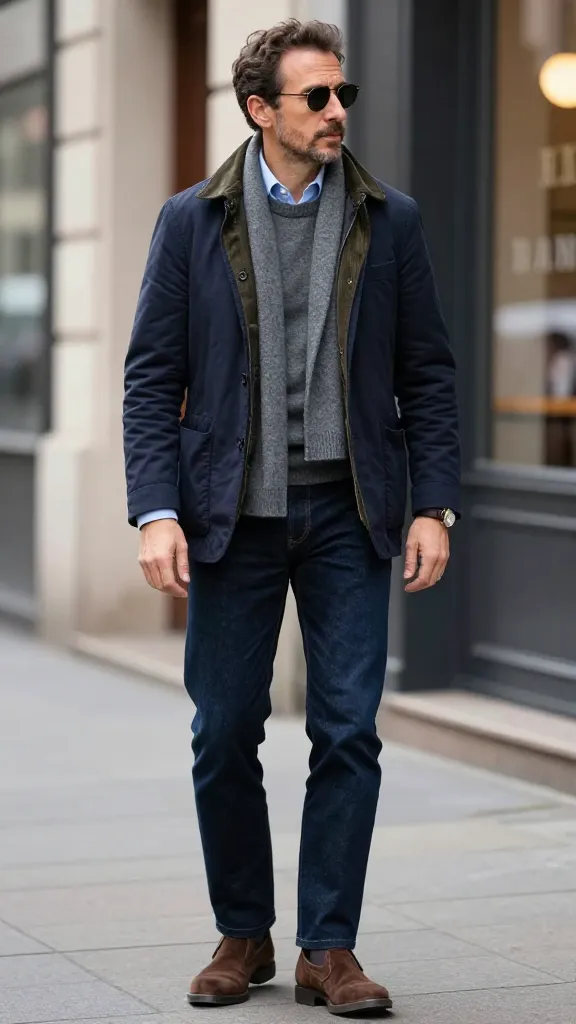 Men’s Fashion Over 50: 7 Ideas That Instantly Elevate Your Look 10 Lean Into Texture and Layers