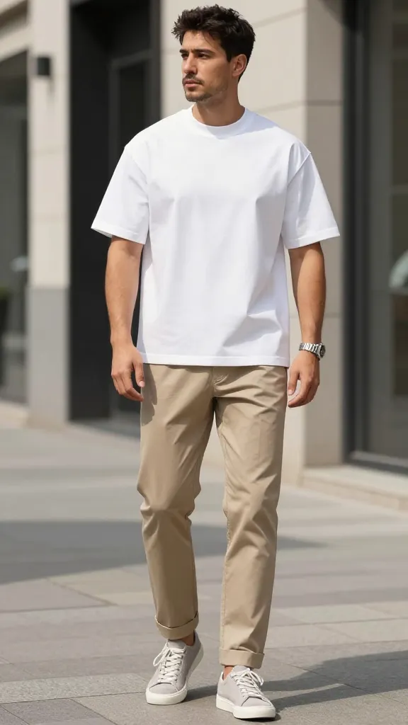 8 Summer Casual Dress Ideas Guys Actually Want 8 The Smart Tee: Boxy, Thick, And Crisp