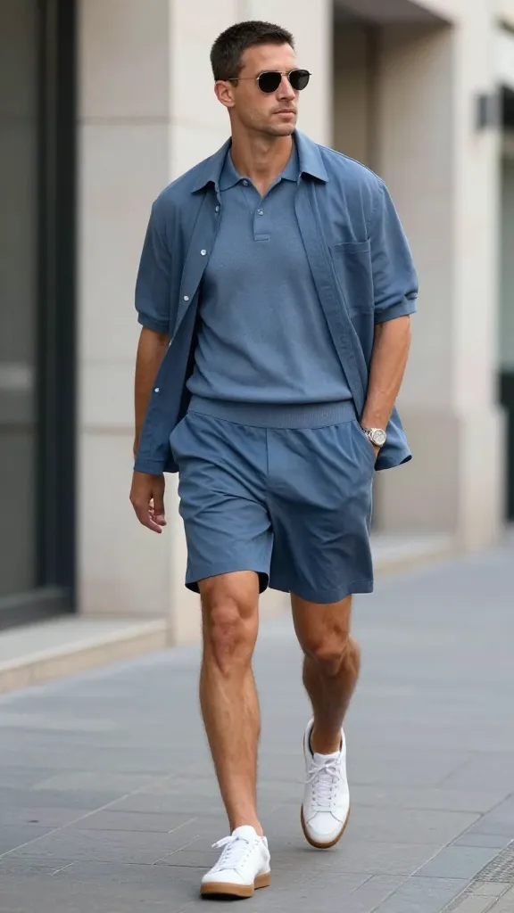 Men’s Summer Casual Outfit: 7 Ideas for Every Occasion 7 Monochrome Done Right: One Color, Different Textures