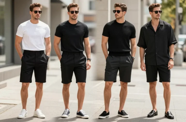 Steal These 12 Black Shorts Outfits for Men Ideas