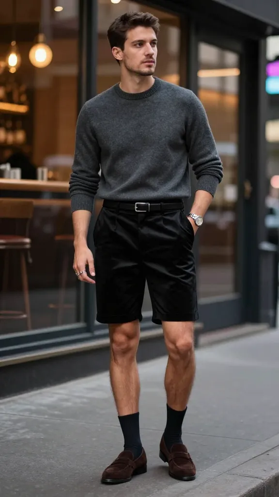 12 Black Shorts Outfits for Effortless Style 15 Night-Out Sleek