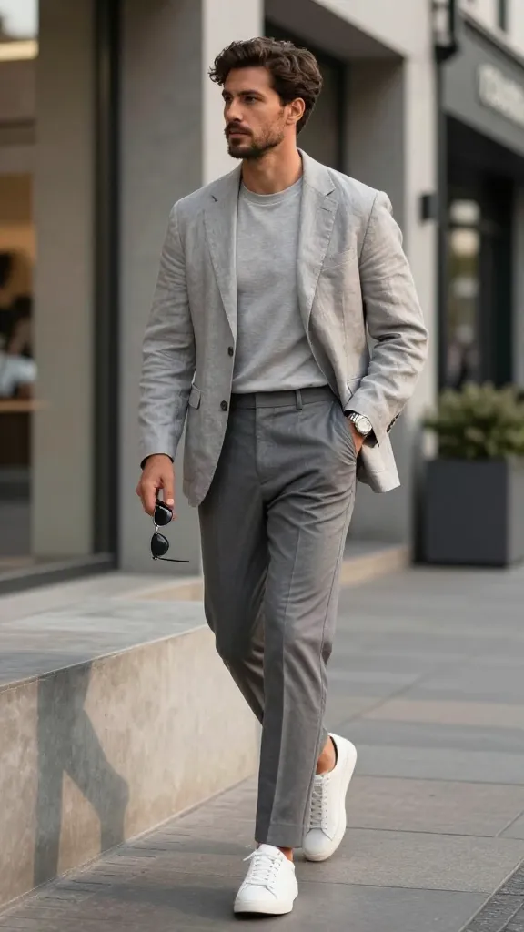 11 Men’S Summer Blazer Style Ideas That Look Effortless 6 Go Monochrome for Instant Sleek