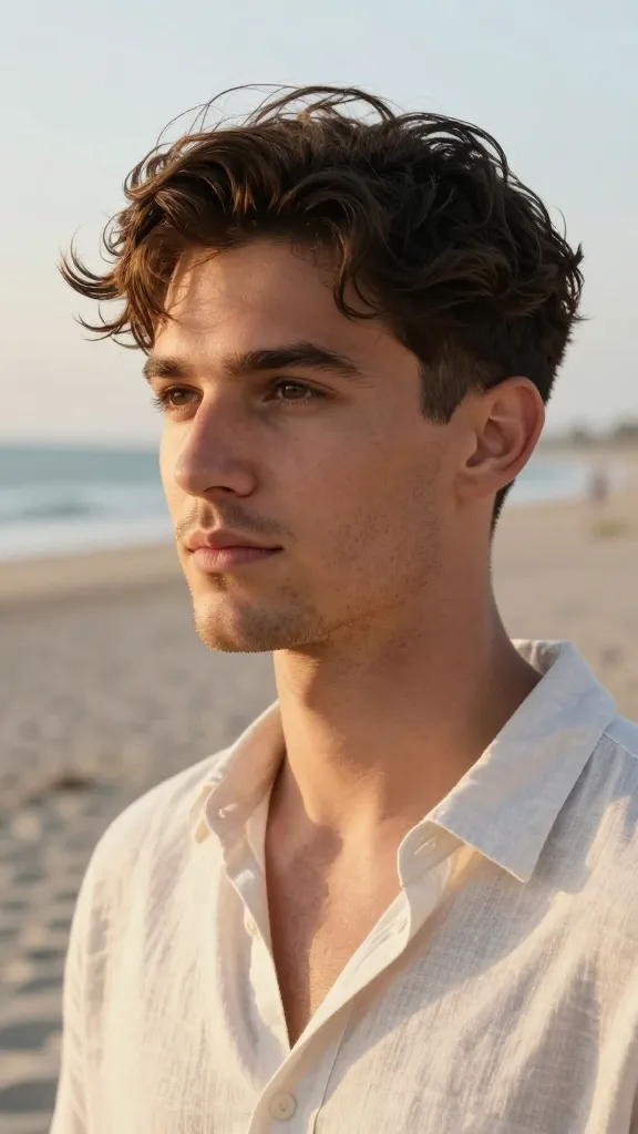 7 Flow Haircut Ideas for Men That Hit Different 7 Wavy Bro Flow With Tapered Sides