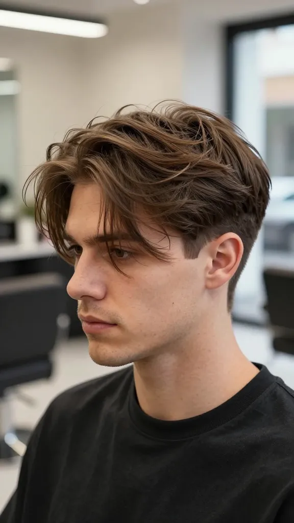 7 Flow Haircut Ideas for Men That Hit Different 11 Long Top Flow With Razor-Textured Ends