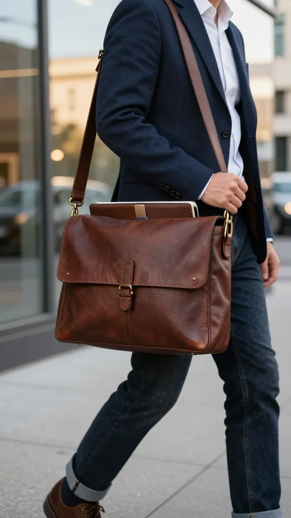 Men’s Leather Bags: 7 Stylish Options You’ll Love 5 Classic Leather Messenger That Means Business