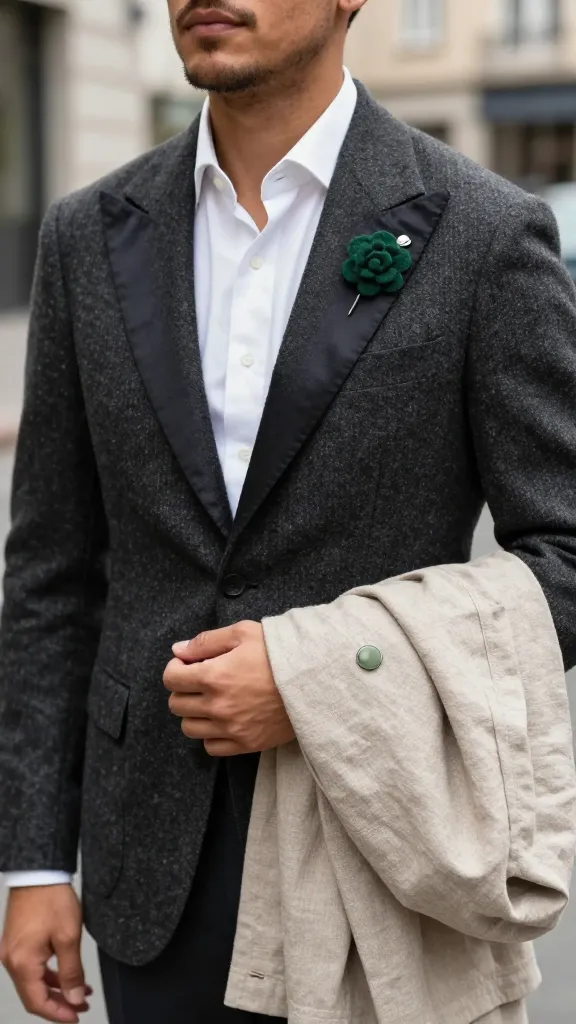 10 Lapel Pins Style Ideas for Men That Wow 10 Mix Textures Like A Stylist