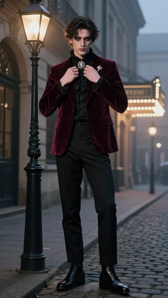 10 Gothic Outfits for Men: Viral Ideas to Own the Night 5 Victorian Romantic: Ruffles, Velvet, And High Collars