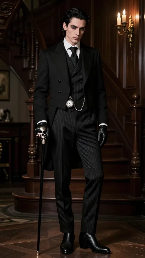 10 Gothic Outfits for Men: Viral Ideas to Own the Night 11 Neo-Dandy: Pinstripes, Gloves, And A Touch Of Drama