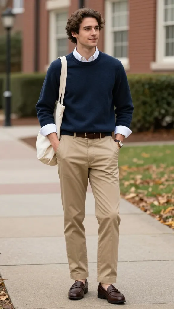 Preppy Outfits for Men: 9 Ideas That Look Effortlessly Sharp 4 Ivy League Layer-Up