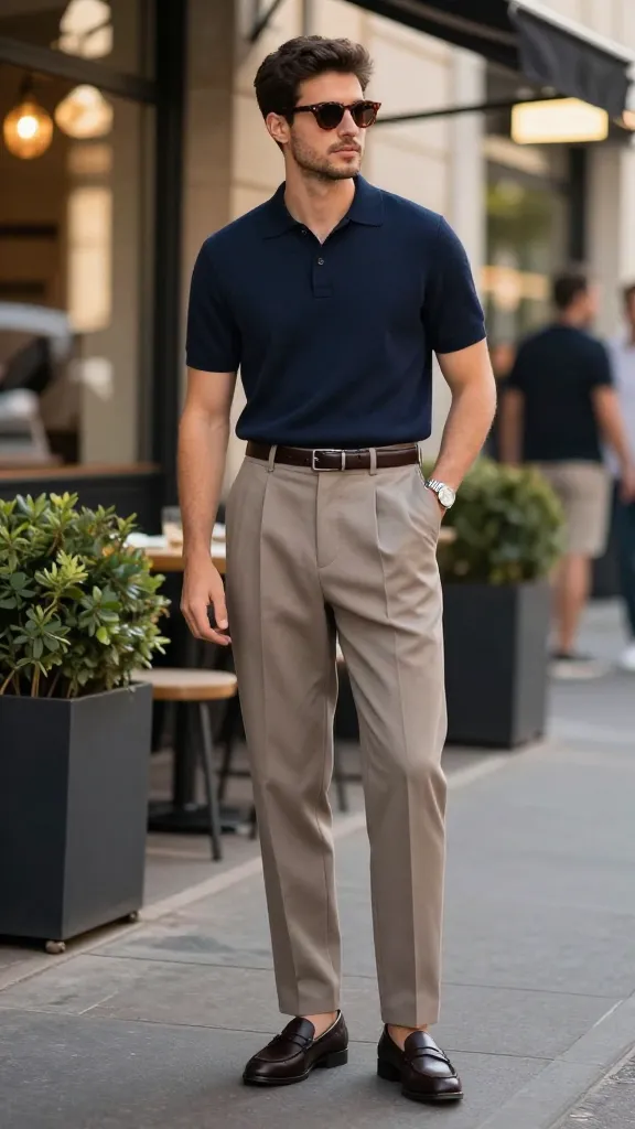 Preppy Outfits for Men: 9 Ideas That Look Effortlessly Sharp 6 Polo + Pleats, The Modern Way