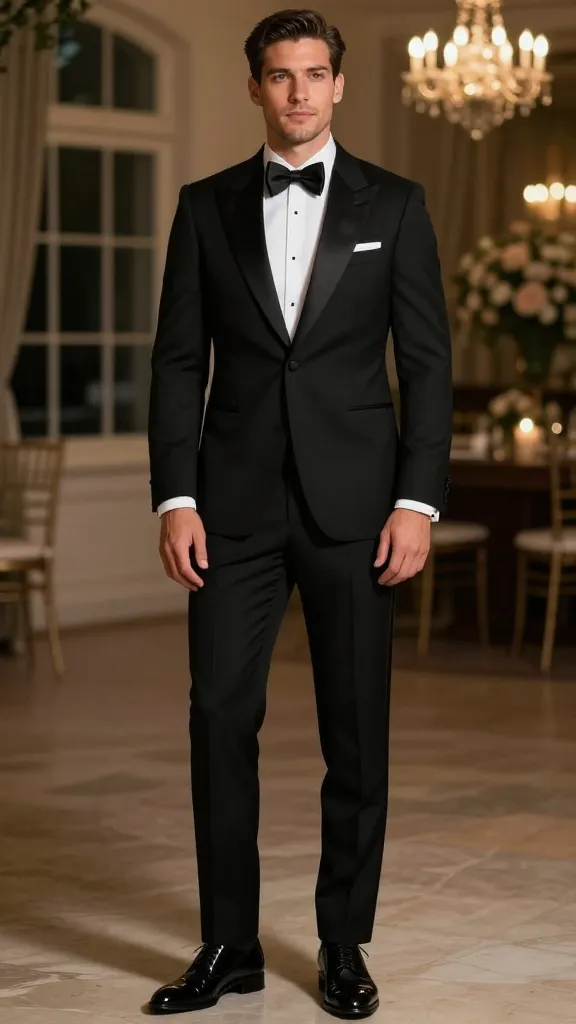 7 Men’s Wedding Attire Ideas You’ll Actually Wear 5 Classic Black-Tie Tux That Actually Fits