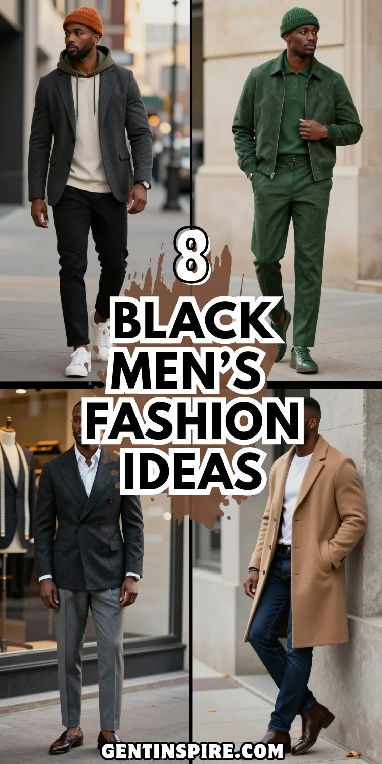 8 Black Men’s Fashion Ideas for a Sharp, Modern Look 2 Black Men’s Fashion