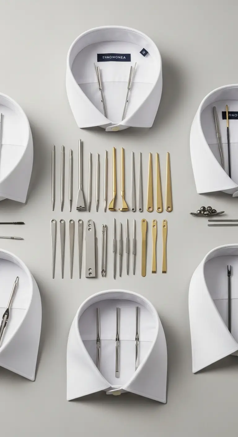 How to Use Collar Stays: The Complete Guide for a Sharp, Structured Look 5 Collar Stays and Different Collar Styles