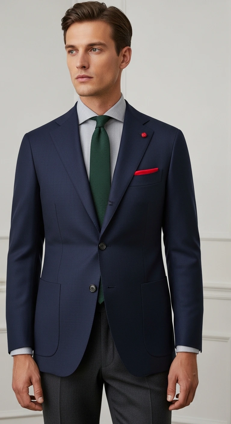 10 Lapel Pins Style Ideas for Men That Wow 8 Color Blocking For Smart Contrast