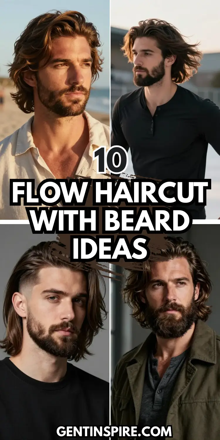 Viral 11 Flow Haircut with Beard Ideas for Men Today 2 Flow Haircut with Beard