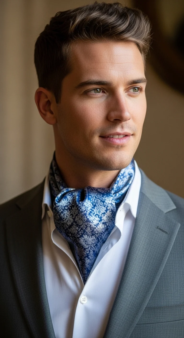 11 Cravats for Men That Elevate Any Outfit 5 Go Silk For Subtle Luxury