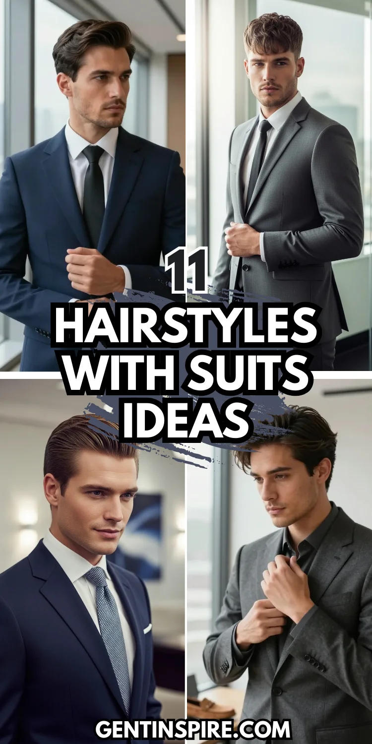 11 Hairstyles with Suits That Look Perfect 2 Hairstyles with Suits