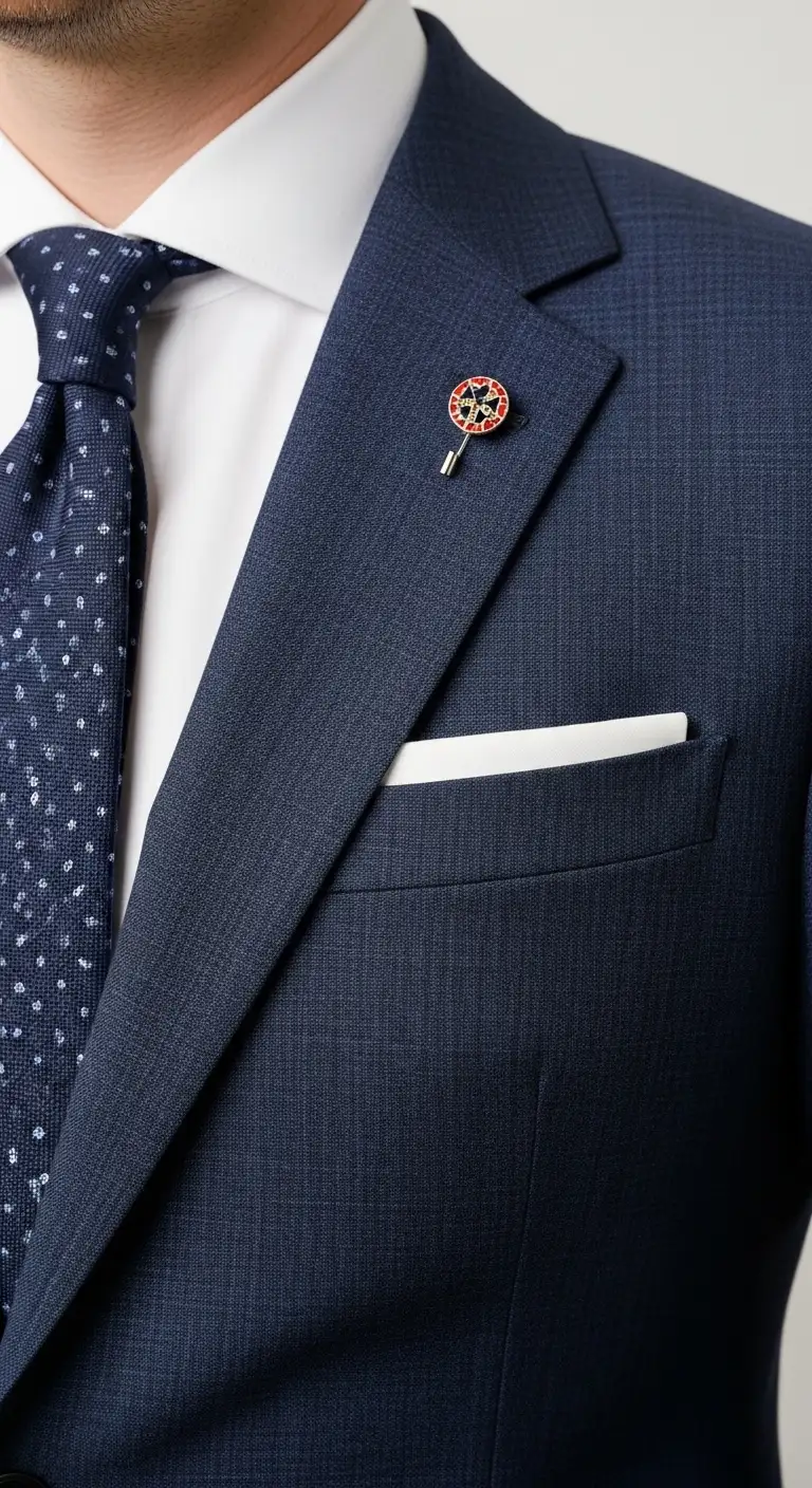 10 Lapel Pins Style Ideas for Men That Wow 4 How to Choose the Right Lapel Pins for Your Outfit