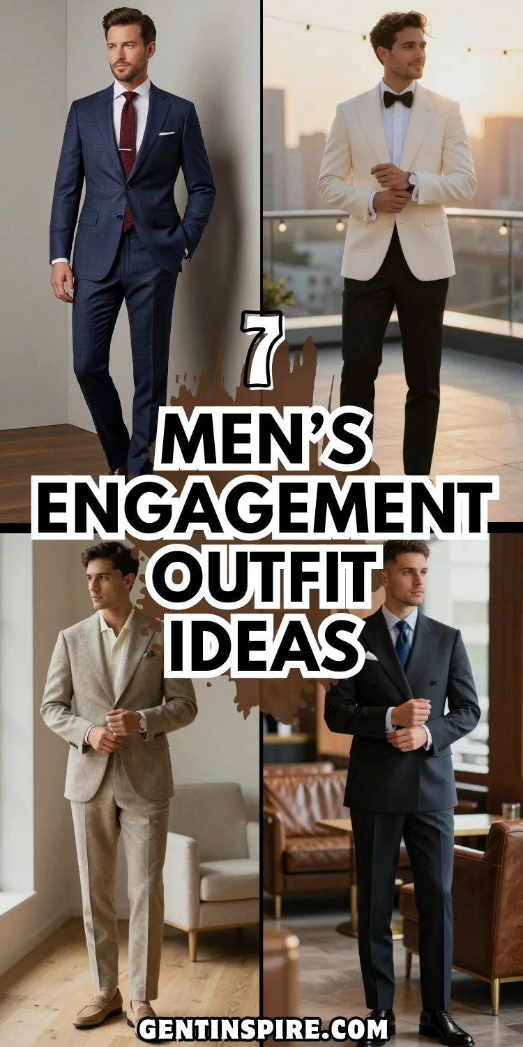 7 Men's Engagement Outfit Ideas for a Sharp Look 2 Mens Engagement Outfit