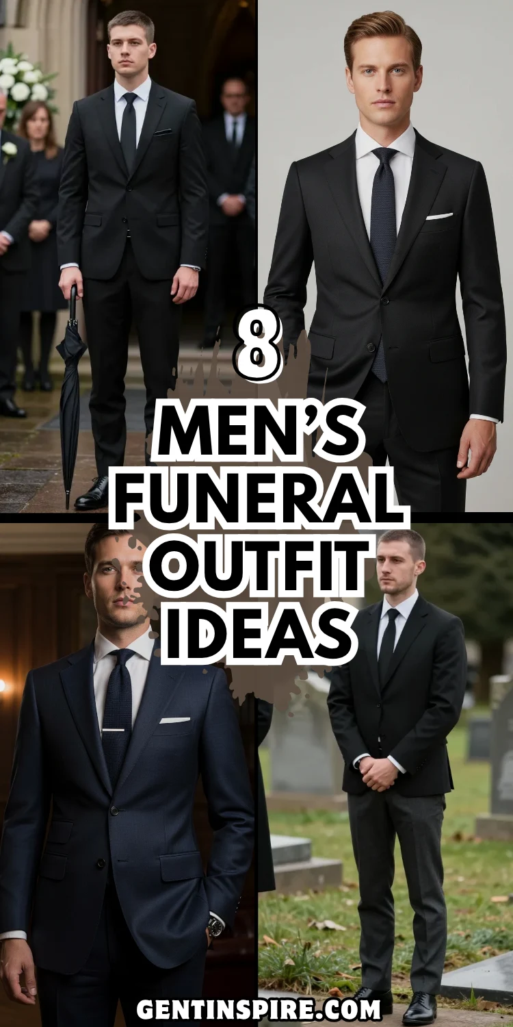 Men’s Funeral Outfit Ideas: 8 Options That Always Look Right 2 Men’s Funeral Outfit