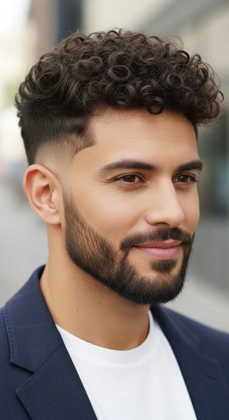 Natural Fade Haircuts: 7 Ideas for Men That Turn Heads 4 Mid Fade With Natural Curls